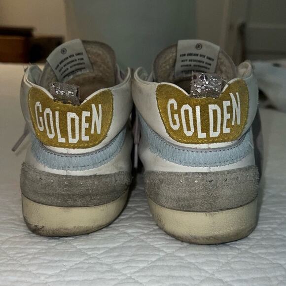 Golden Goose SSENSE Exclusive Off-White Midi Star Sneakers - Picture 8 of 11